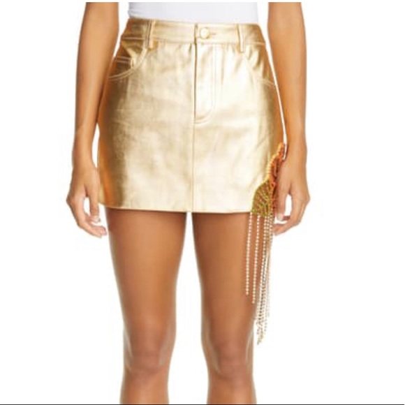 ❌SOLD❌ Crystal Flower Metallic Denim Miniskirt
AREA - Picture 3 of 5